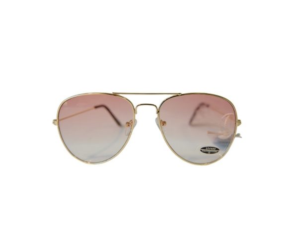 Occhiali da Sole Unisex a Goccia Gold Pink
