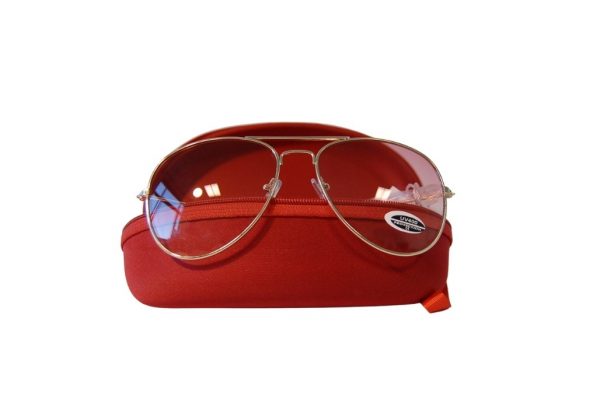 Occhiali da Sole Unisex a Goccia Gold Pink - immagine 3
