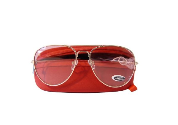 Occhiali da Sole Unisex a Goccia Gold Pink - immagine 2