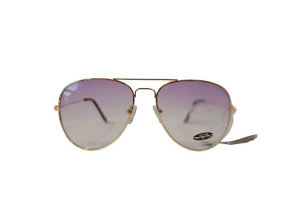 Occhiali da Sole Unisex a Goccia Gold Purple