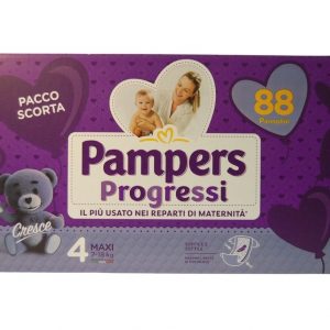 Pampers Progressi 4 MAXI 7-18 Kg (88 Pannolini)