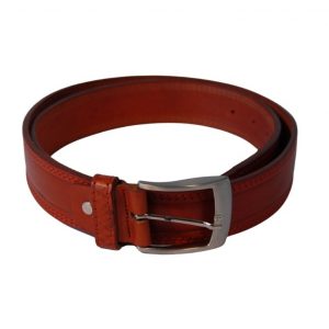 Cintura Rossa in Vera Pelle da Uomo