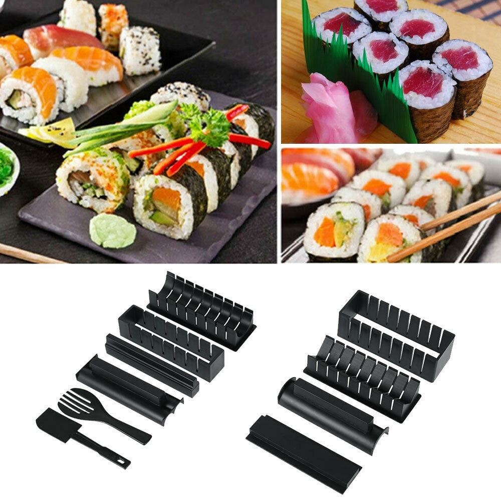 Set di Sushi Sushi Making Kit Strumento per Fare Sushi in Plastica Sushi Making Kit per Principianti Strumenti per Sushi per La Casa Fai-Da-Te per Sushi Sushi Maker Tool 
