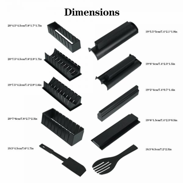 Kit Sushi Completo 11 Pz - immagine 4