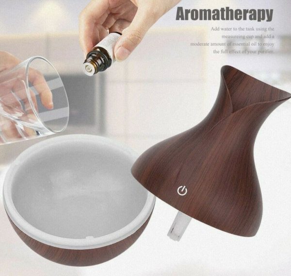 Umidificatore Diffusore Aromi 130ml led - immagine 7