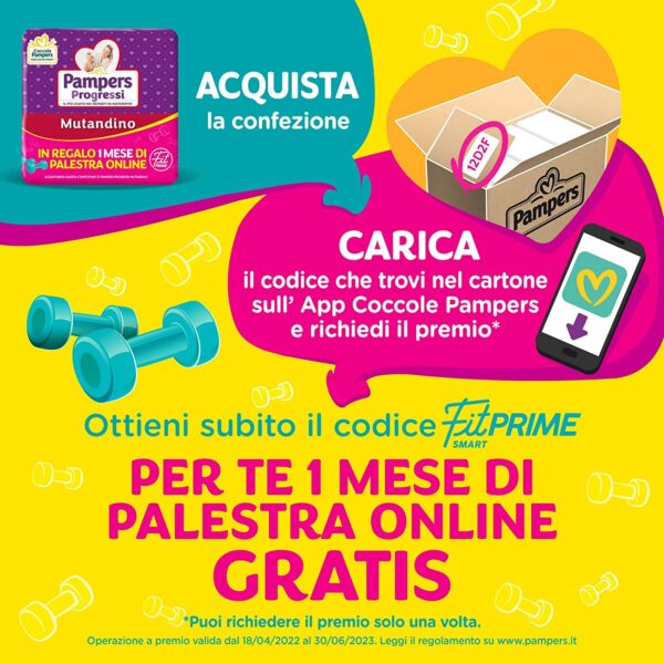 Pampers Progressi Mutandino Maxi, 76 Pannolini, Taglia 4 (8-15 Kg) - immagine 4