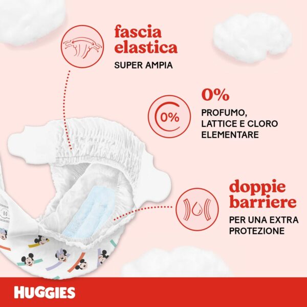 Huggies Pannolini Ultra Comfort, Taglia 3 (4-9 Kg), Confezione da 168 Pannolini - immagine 2