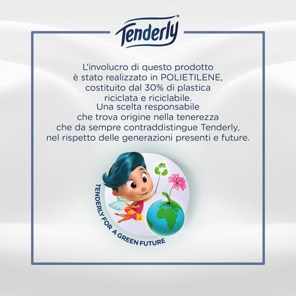 Tenderly Classica, Carta Igienica Morbida, 42 Maxi Rotoli per un totale di 21000 Strappi, Dermatologicamente Testato - immagine 4