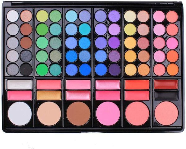 Set Palette 78 colori ombretti makeup BrilliantDay (cosmetici professionali) - immagine 6