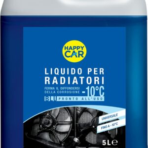 Antigelo Blu Happycar -10°C +104°C - n.4 taniche da 5L cad (20litri)