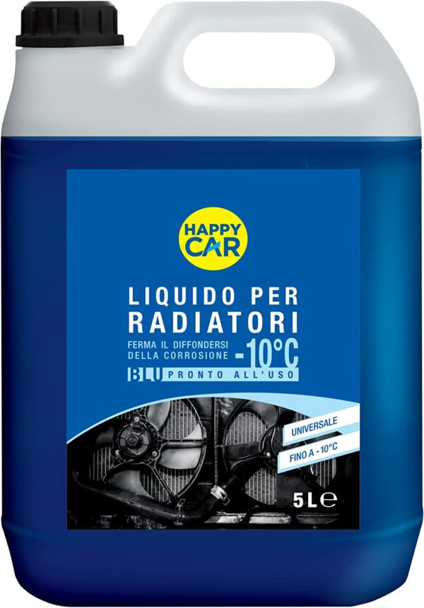 Antigelo Blu Happycar -10°C +104°C - n.4 taniche da 5L cad (20litri)