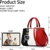 VARLIVOO Elegante Borsa Donna, a Mano, a Spalla, stile Crocodile, Impermeabile Pelle PU - immagine 3