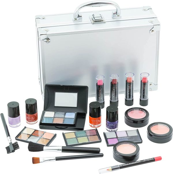 Valigetta Trucchi Professionali Bon Voyage Makeup Set - con Specchio, Kit per un Makeup Giorno e Sera - immagine 5