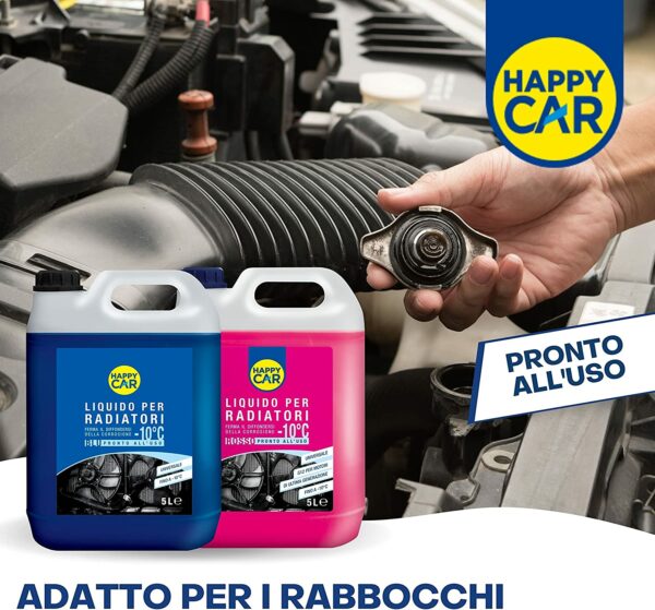 Antigelo Blu Happycar -10°C +104°C - n.4 taniche da 5L cad (20litri) - immagine 3