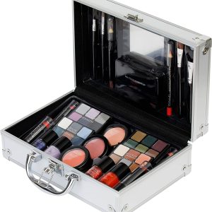 Valigetta Trucchi Professionali Bon Voyage Makeup Set - con Specchio, Kit per un Makeup Giorno e Sera