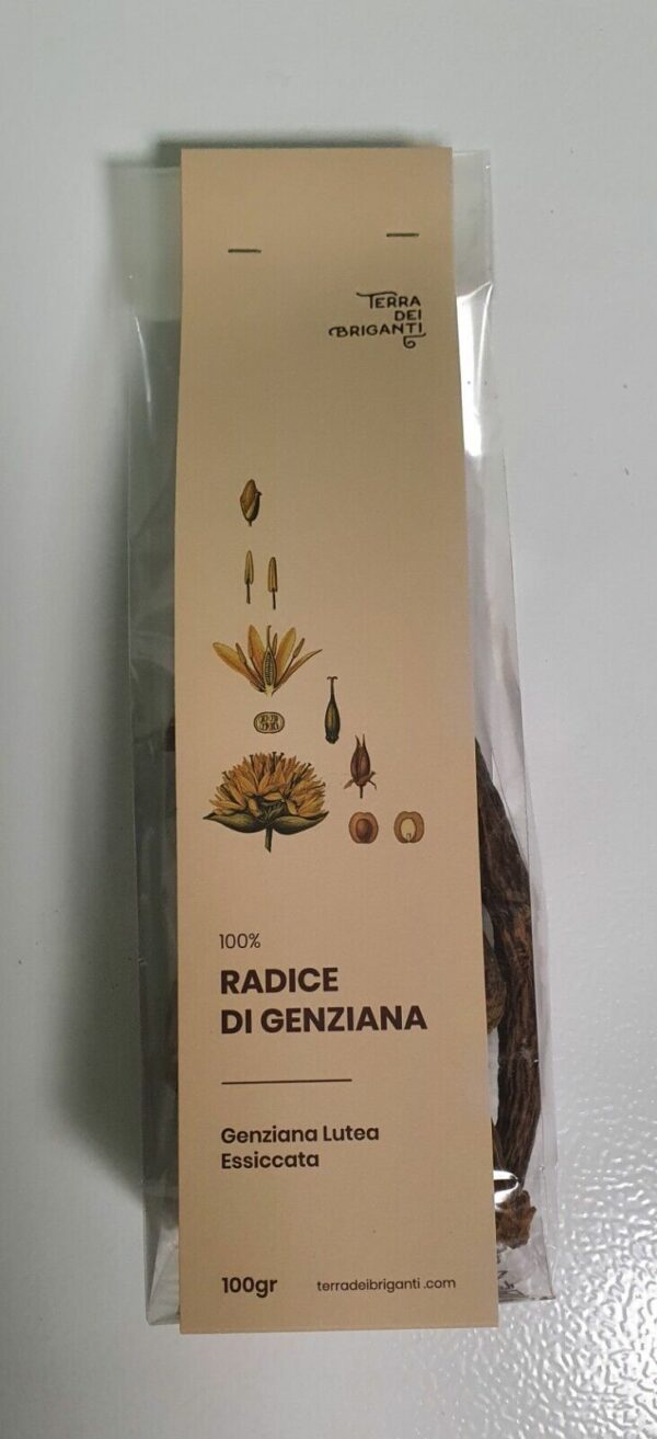 Radici di Genziana da 200 gr con ricetta in omaggio
