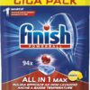 Finish All in 1 Max Pastiglie Lavastoviglie al Limone, 282 Capsule Lavastoviglie - immagine 2