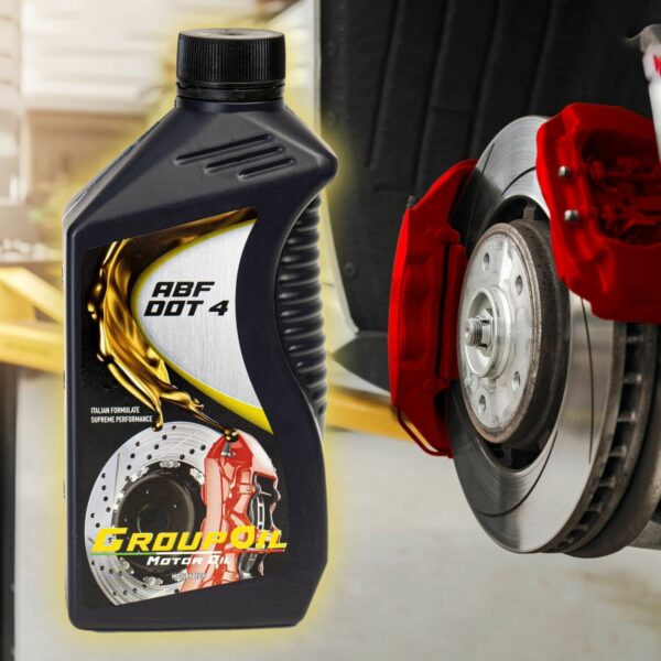 Olio GROUPOIL 5x1L - ABF DOT 4 BF DOT4 miscela idonea a sistemi frenanti - immagine 3