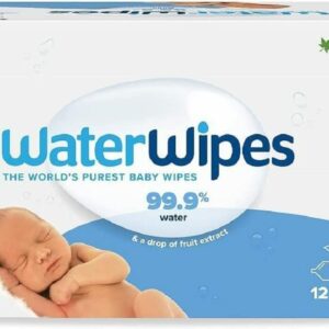 Salviette Senza Plastica per Bebè WaterWipes Original, 720 Unità, 12 Confezioni