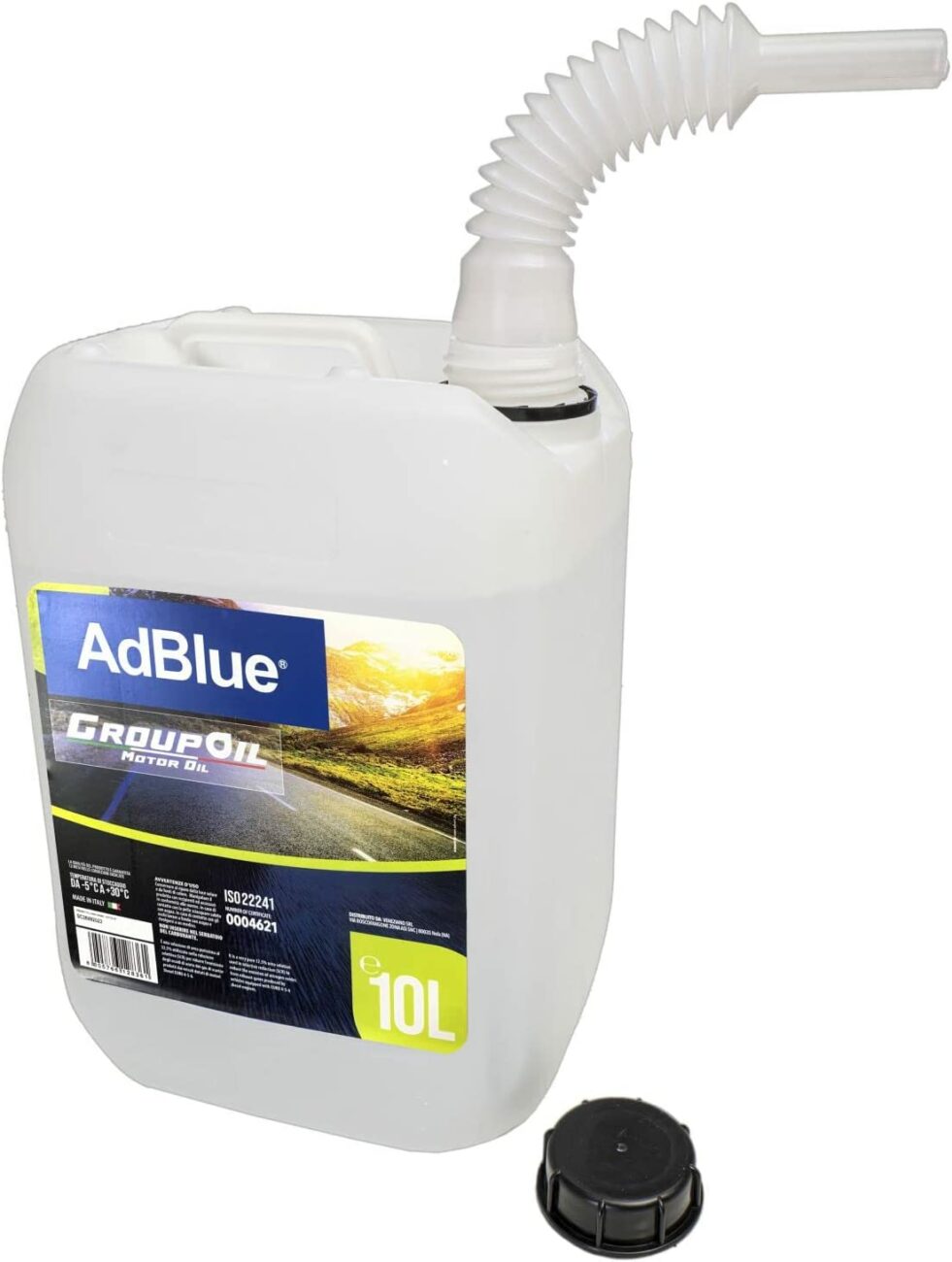 Adblue Groupoil 20 Litri per motori diesel, additivo con tubo - Conforme  alla ISO 22241 - compatibile con il sistema SCR - Kebusiness