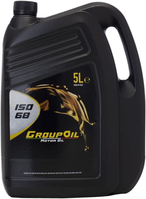 Olio Idraulico ISO 68 - GROUPOIL 1X5L ad alto rendimento antiusura, per l’uso in sistemi idraulici ad alta pressione