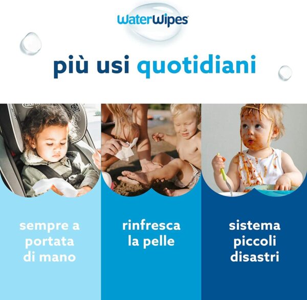 Salviette Senza Plastica per Bebè WaterWipes Original, 720 Unità, 12 Confezioni - immagine 4