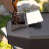 Forno a legna per pizza Miniuo, portatile a Pellet con pietra e pala per ambienti esterni,Nero - immagine 6