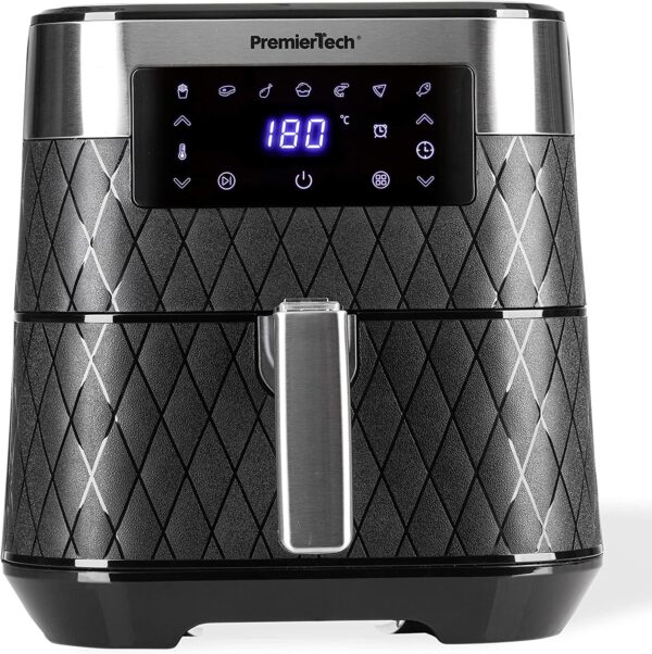 Friggitrice ad Aria Calda PremierTech Senza Olio 5,5 Litri Display a Led