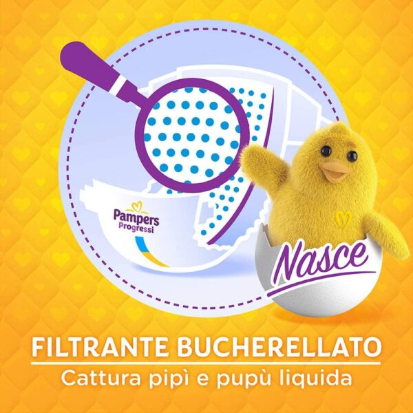 Pampers Progressi Newborn, 168 Pannolini, Taglia 1 (2-5 kg) - immagine 5